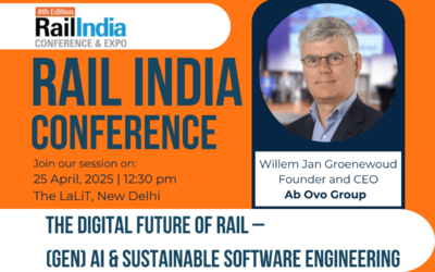 Newsflash – Ab Ovo Sponsors and Speaks at Rail India Conference & Expo 2025